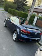 À vendre – Golf 6 Cabriolet Magnifique bleu, cuir brun ..,, Cabriolet, Blauw, Leder, Handgeschakeld