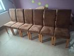 Chaises de salle à manger, Huis en Inrichting, Stoelen, Ophalen, Gebruikt, Bruin