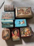 Antieke tinnen dozen, Verzamelen, Ophalen, Gebruikt