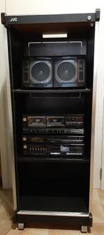 Fisher-hifi-systeem met JVC-rack, Audio, Tv en Foto, Stereoketens, JVC, Zo goed als nieuw, Speakers, Ophalen