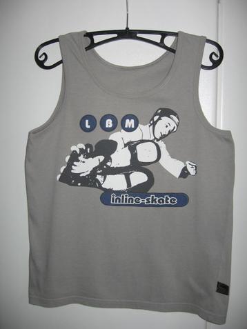 Grijze T-shirt zonder mouwen met print van IBM, 140-146 beschikbaar voor biedingen