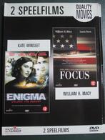 Enigma + Focus (2 films op 1 DVD), Cd's en Dvd's, Boxset, Actiethriller, Ophalen of Verzenden, Zo goed als nieuw