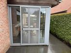 Veranda glaswerk, 2 schuifdeuren en vast raam, Tuin en Terras, Ophalen, Zo goed als nieuw, Veranda