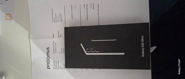 Samsung S25 Ultra 256GB, Telecommunicatie, Mobiele telefoons | Samsung, Zo goed als nieuw, Ophalen