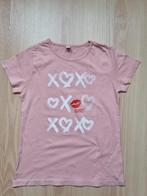 Roze T-shirt met opschrift - Esprit - maat 140-146, Meisje, Ophalen of Verzenden, Esprit, Zo goed als nieuw