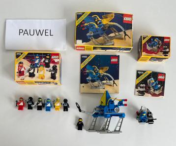 Partij vintage Lego classic space met dozen beschikbaar voor biedingen