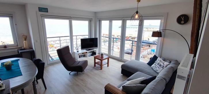Uniek 2 slaapkamer hoekappartement op Zeedijk Blankenberge, Immo, Appartementen en Studio's te huur