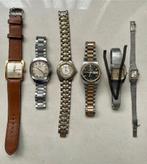 Lot de 5 Montres Vintages Suisses Automatiques, Bijoux, Sacs & Beauté, Montres | Anciennes | Antiquités, Enlèvement ou Envoi, Or