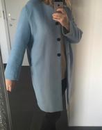 Lichtblauwe oversized jas H&M, Maat 38/40 (M), H&M, Blauw, Ophalen of Verzenden