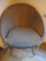 4 vincent sheppard kuipstoelen + eiken ronde tafel + mat, Ophalen, Gebruikt, Overige kleuren, Modern landelijk