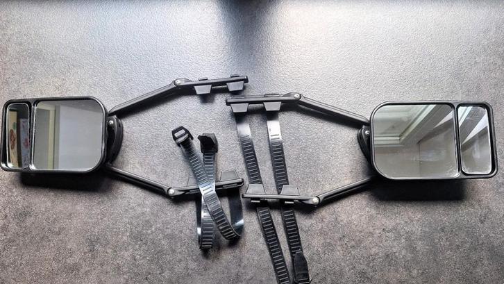 Norauto extra zijspiegels voor caravan, Auto-onderdelen, Spiegels, Gebruikt, Ophalen of Verzenden