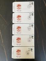 FDC enveloppe (5st) Ernest Claes: eerste dagstempel, Postzegels en Munten, Postzegels | Eerstedagenveloppen, Ophalen of Verzenden