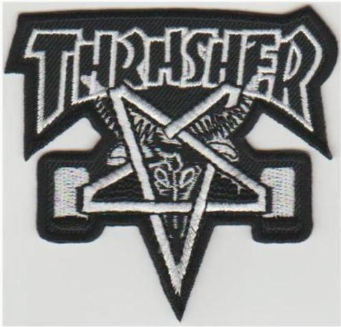 Thrasher stoffen opstrijk patch embleem #3, Collections, Collections Autre, Neuf, Envoi