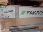 Fakro DMG dakuitstapvenster 100x100 — NIEUW in doos, Doe-het-zelf en Bouw, Ophalen, 80 tot 120 cm, 80 tot 120 cm, Nieuw
