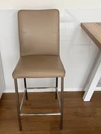 Keukentafel  150x90x92 ht+ stoelen in vol leder, Huis en Inrichting, Ophalen, Nieuw, Modern, Vier personen