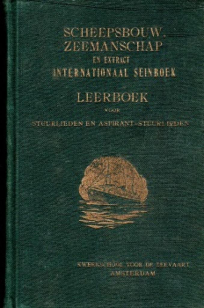 scheepsbouw zeemanschap extra internationaal seinboek 1947, Boeken, Techniek, Gelezen, Bouwkunde, Verzenden
