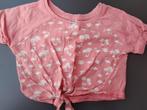 Kort roze T-shirt maat 104, Kinderen en Baby's, Kinderkleding | Maat 104, Meisje, Ophalen of Verzenden, Zeeman, Zo goed als nieuw