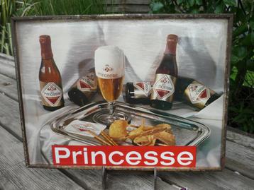 Karton met lijst - Princess Beer - Charleroi beschikbaar voor biedingen