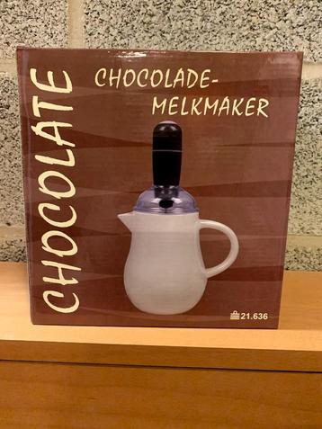 Pot en céramique + fouet pour chocolat chaud