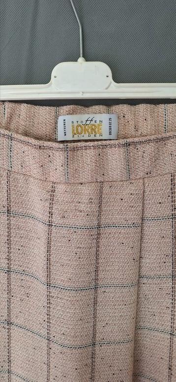 Vintage rok in wolmix stof – maat 40 [96cm] – handgemaakt beschikbaar voor biedingen