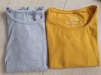 Set van 2 longsleeves maat 110/116, Gebruikt, Meisje, Ophalen of Verzenden, Shirt of Longsleeve