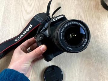 Canon spiegelreflexcamera met 2 lenzen en toebehoren beschikbaar voor biedingen