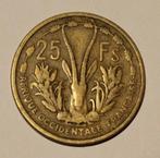 Afrique-Occidentale française 25 francs, 1956, Ophalen of Verzenden, Losse munt, Overige landen