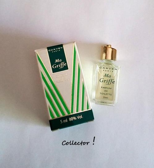 Miniature parfum Ma Griffe de Carven, collector !!, Collections, Parfums, Neuf, Miniature, Plein, Envoi