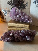 2 Amethyst druiventrossen decoratie interieur vintage, Huis en Inrichting, Ophalen of Verzenden