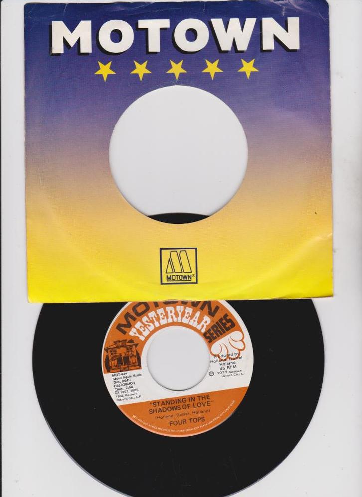 Four Tops – Standing In The Shadows Of Love nMINT, Cd's en Dvd's, Vinyl Singles, Zo goed als nieuw, Single, R&B en Soul, 7 inch