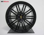 Originele Porsche Cayenne Turbo III 21 inch velgen HG zwart, Auto-onderdelen, Ophalen of Verzenden, Gebruikt, 21 inch, Velg(en)