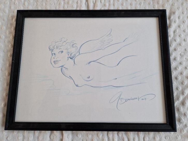 Bessy - Bosschaert e.a - Œuvre originale sur A3, Livres, BD, Neuf, Enlèvement ou Envoi