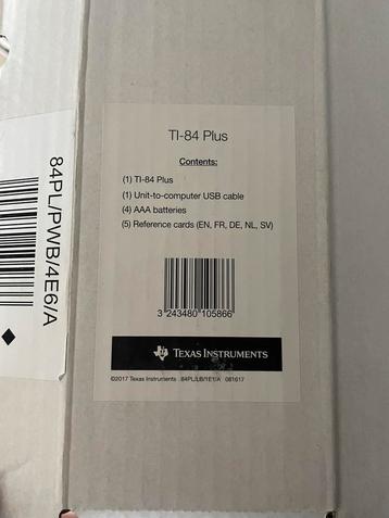 Rekenmachine TI-84 Plus beschikbaar voor biedingen