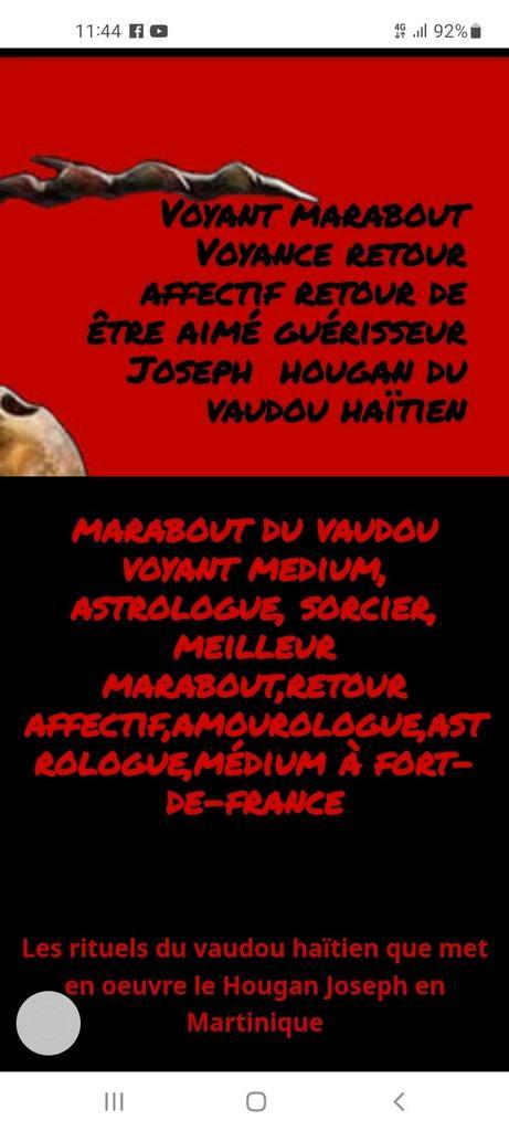 Retour affectif paris geneve marabout vaudou bayonne vaudou, Contacten en Berichten, Advies en Oproepen