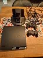 Playstation 3 + 2 controllers + oplaadstation, Games en Spelcomputers, Ophalen, Gebruikt, Met 2 controllers, Met games