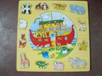 Houten legpuzzel van de ark van Noach, Kinderen en Baby's, Ophalen of Verzenden, Gebruikt, Overige typen