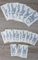 zelfklevers ezel stickers, Verzamelen, Stickers, Ophalen of Verzenden, Nieuw, Dier en Natuur