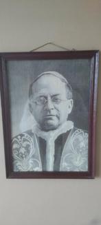 Portrait brodé du pape Pie XI, Antiquités & Art, Enlèvement ou Envoi