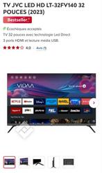 TV JVC 32 pouces, LED, 50 Hz, Zo goed als nieuw, 40 tot 60 cm
