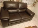 lederen tweezit zetel - in heel goede staat, Ophalen