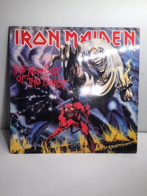 LP - Iron Maiden - The Number Of The Beast ( Vinyl ), Cd's en Dvd's, Vinyl | Rock, Zo goed als nieuw, Overige genres, 12 inch