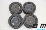 Originele 15 inch stalen velgen Golf 7 5Q0601027BA, Auto-onderdelen, Banden en Velgen, Gebruikt, Velg(en)