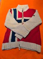 Trui wol gilet rits Napapijri 14j-16j/S-M unisex, Ophalen, Gedragen