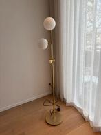 Retro staanlamp, Huis en Inrichting, Lampen | Vloerlampen, Ophalen, Gebruikt, Glas, 150 tot 200 cm