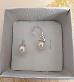 Boucles d'oreilles or 18K + perles fines, Bijoux, Sacs & Beauté, Boucles d'oreilles, Enlèvement, Neuf, Blanc, Or