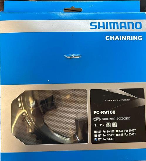 Shimano DURA ACE Chainring for FC-R9100 53/39T, Vélos & Vélomoteurs, Vélos Pièces, Neuf, Vélo de course, Enlèvement ou Envoi