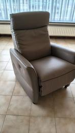 Lederen elektrische relaxzetel., Ophalen, Nieuw, Leer