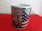 Grande tasse ou mug drapeau américain, Enlèvement ou Envoi