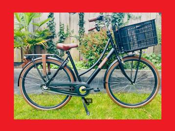 NIEUW zwart popal transport pickup dames fiets cortina u4 beschikbaar voor biedingen
