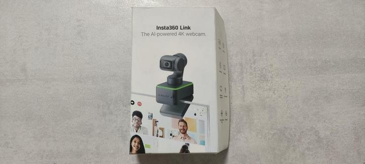nieuw Top webcam Insta 360 link 4k AI :beste cam voor stream, Computers en Software, Webcams, Nieuw, Ophalen of Verzenden